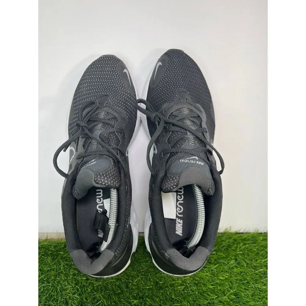 Nike Renew Run Black White Running Shoes Men’s Size 12 CK6357-002 - Picture 5 of 8